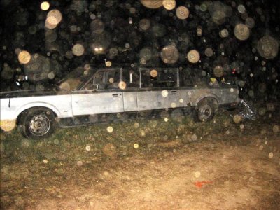 Limo in campground