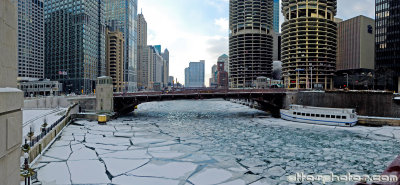 State Street and the Chicago River