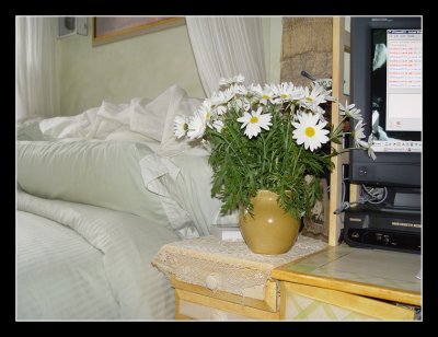 11-02 - Bedroom- nightstand & bed