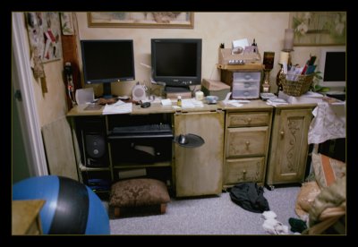 Bedroom - Far Wall - VERY Messy
