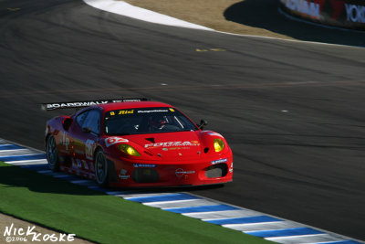 Risi Ferrari 430 GT exiting T11