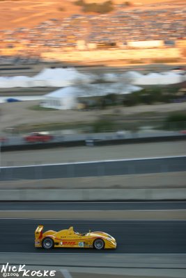 Penske RS Spyder Braking into T2