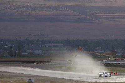 Dyson Spyder down the back straight after the dusk storm