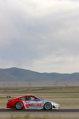 Lizard 997 RSR exiting Club house
