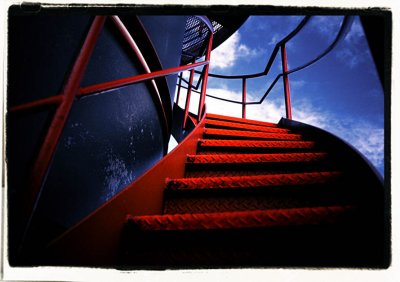 Red steps