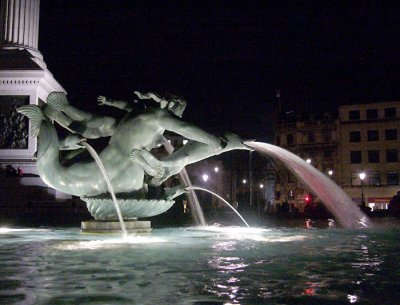 Trafalgar Square at Night