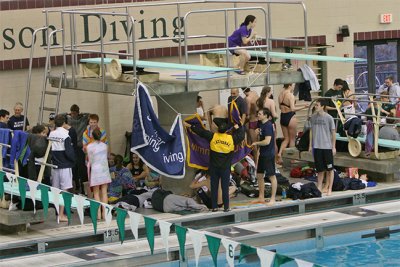 STA and NCS Swim Teams at WMPSSDL Championships -- February 10, 2007