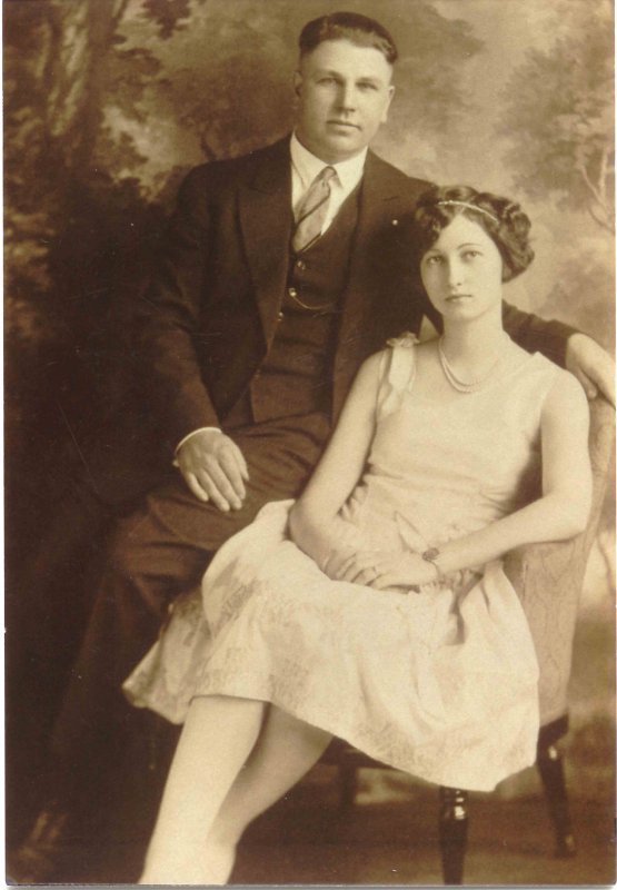 Fred Henry & Clarice (Cowles) Warrior - Married Aug 1, 1927