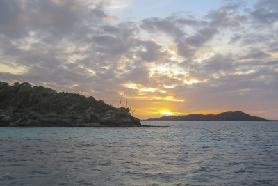 Sunset Tobago Cays