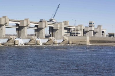 Mel Price Dam on Mississipi @ Alton, IL