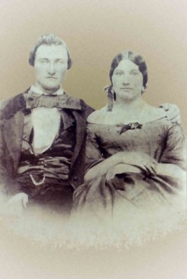 John G. Hall & Mary Elizabeth (Scherer) Hall (Married 1861)