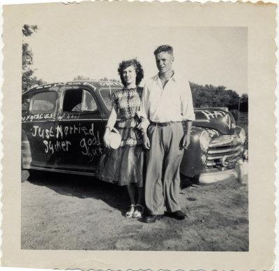 Carol May (Warrior) & William (Bill) Amos Jr. - Jun 25, 1950