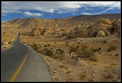 The road to Petra