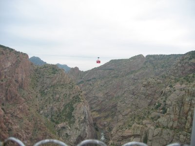 Cable car over gorge