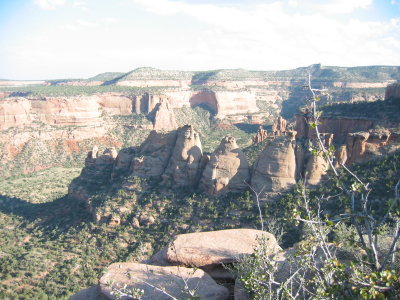 Inside view of the canyon