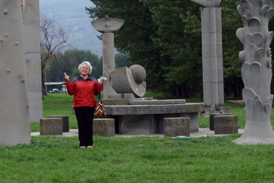 Ann as Statue