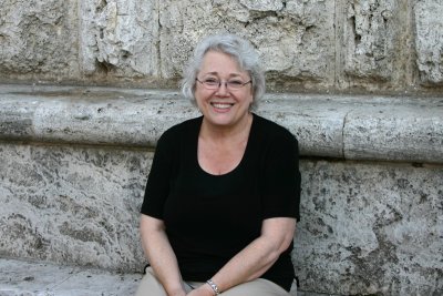 Ann at Piazza Grande