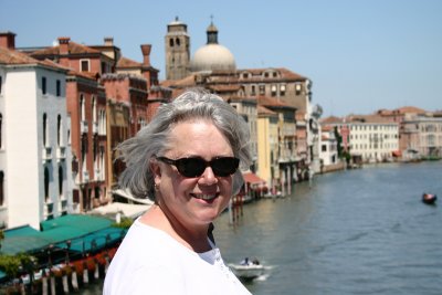 Ann on the Grand Canal