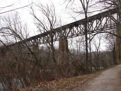 Railroad bridge at Sheperdstown