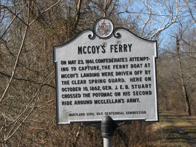 Sign at McCoy's Ferry