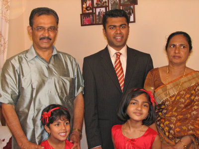 With parents