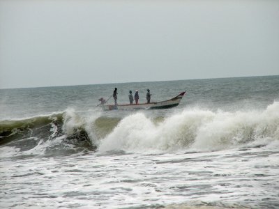 Heading out into the sea