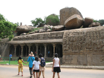 Rock temple at Arjuna Penance
