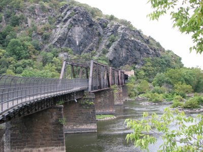 The railroad bridge