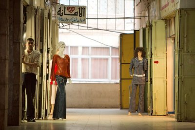 Man and mannequins - Hebron