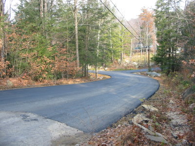 Alton Shores Road Repaved - 11/4/2006