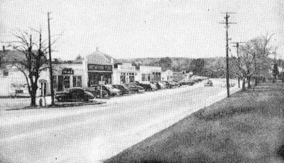 Downtown Marshfield - 1940