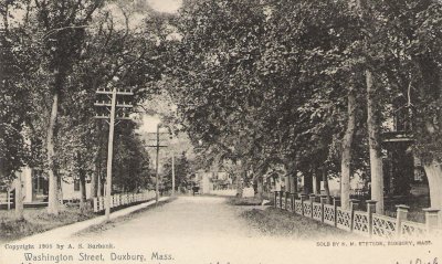 Washington Street - Duxbury in 1906