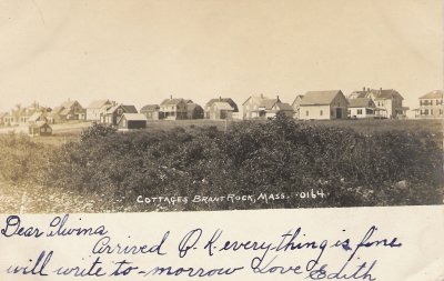 Cottages at Brant Rock - Postmark 1906