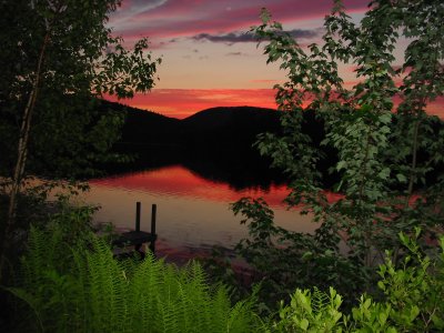 June Sunset - Hills Pond