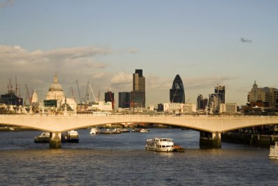 Towards city from Charing Cross