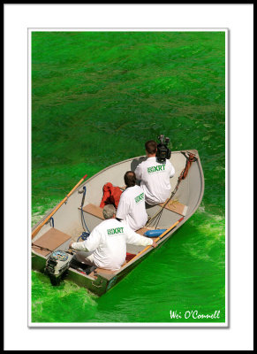 Dyeing the Chicago River