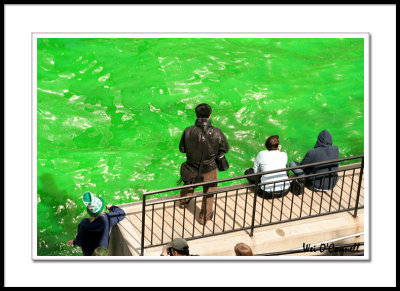Dyeing the Chicago River