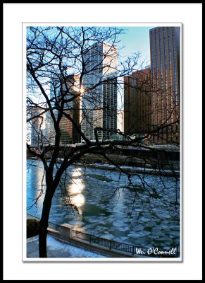 Winter On Chicago River