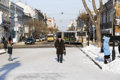 Street in Samara, Russia