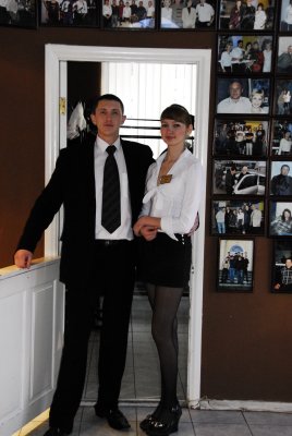Friends in Samara restaurant
