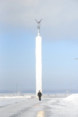 Monument to Space research in Samara