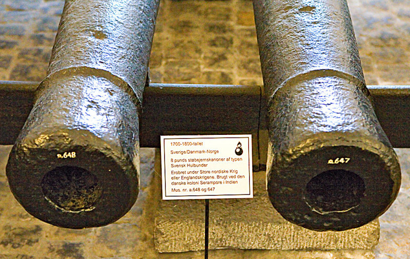 Svenske jernkanoner, ca 1700