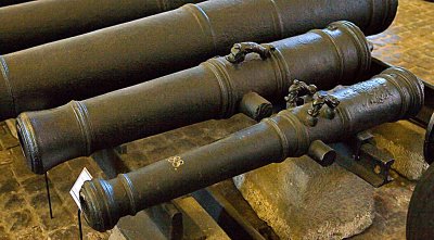 Svenske kanoner, ca 1700