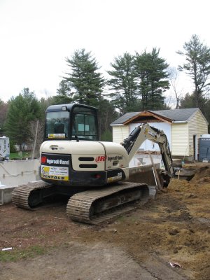digging for foundation