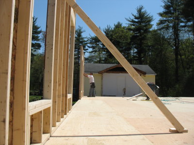 two front walls up!