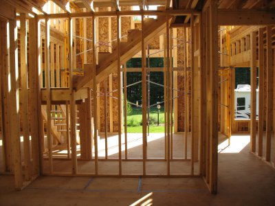 from kitchen to front foyer