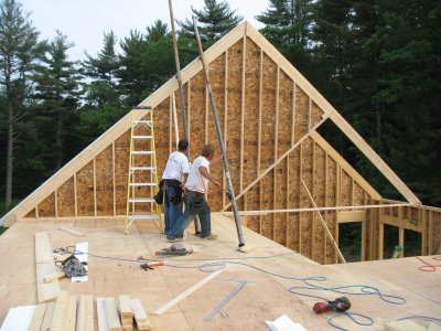 lifted *heavy* gable end