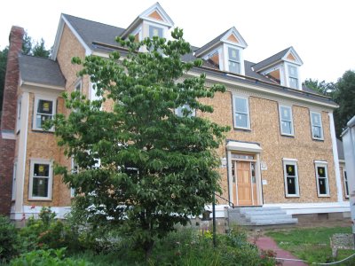 trimmed out windows