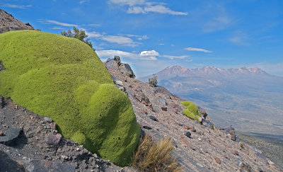 view of Pichu Pichu Volcano from Mistí Volcano