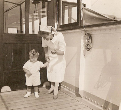 Renato going to Lisbon 1935